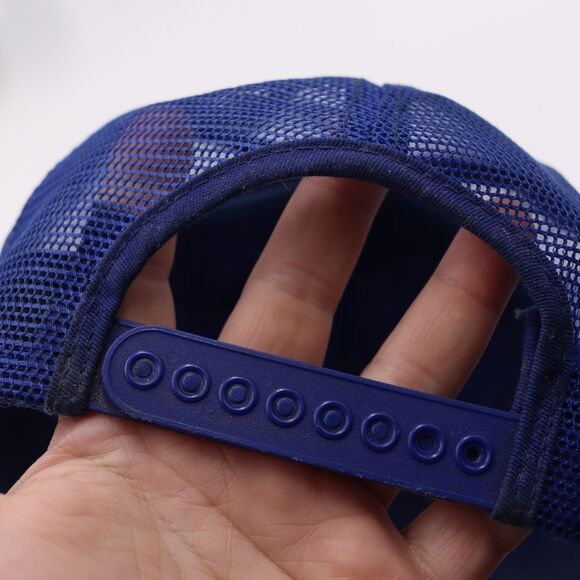 Airline Retirees 1487 Vintage Navy Blue Trucker Mesh Snapback Flight Cap Hat - Picture 6 of 11